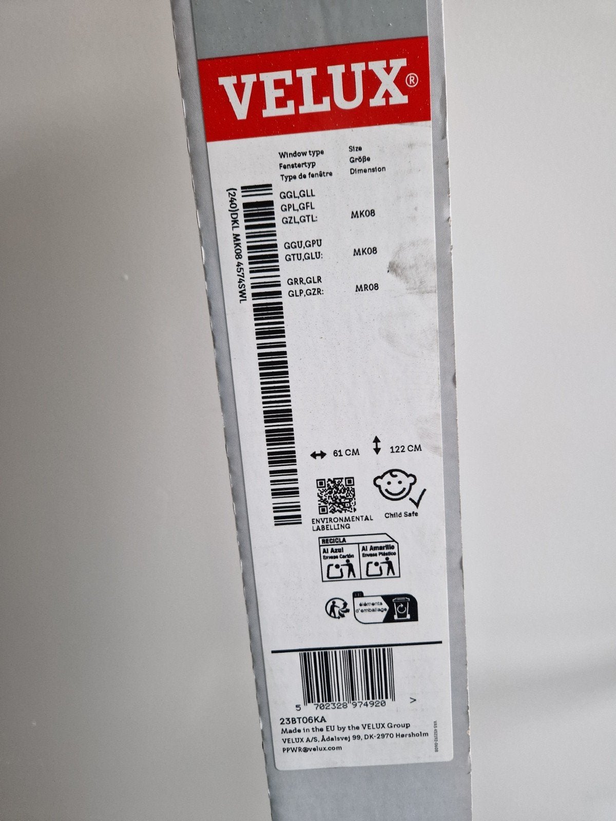 Velux verduisterend rolgordijn MK08 - Warm grijs (Nieuw), Ophalen, Overige merken, Verduisterend, Nieuw