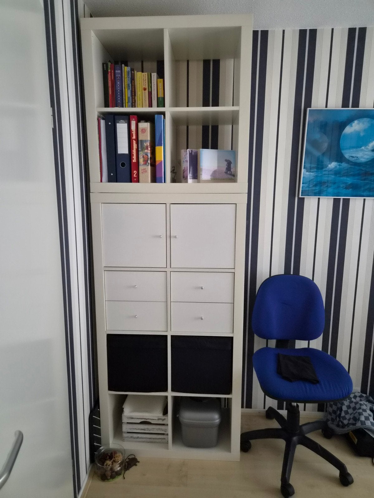 IKEA Kallax 8-vaks kast wit zonder inhoud, Ophalen, Gebruikt, 50 tot 100 cm, 150 tot 200 cm
