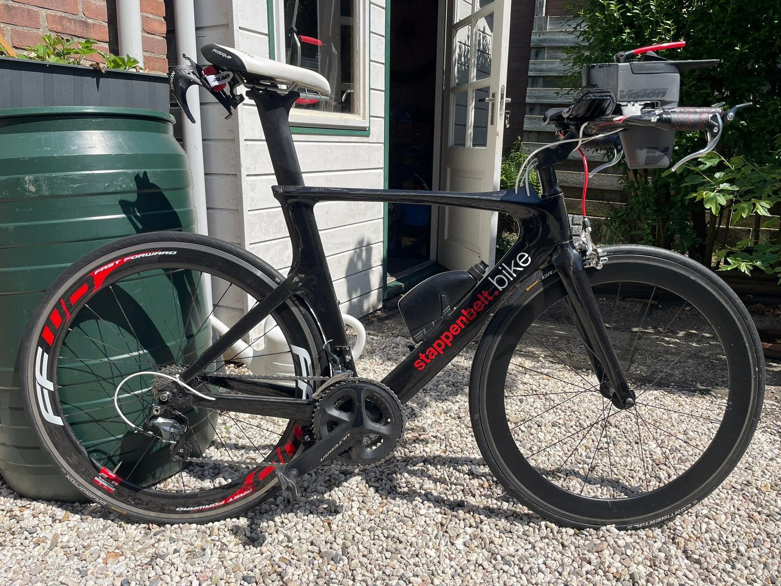 Startklare carbon triathlon / TT fiets, 28 inch, Gebruikt, Carbon, Meer dan 20 versnellingen