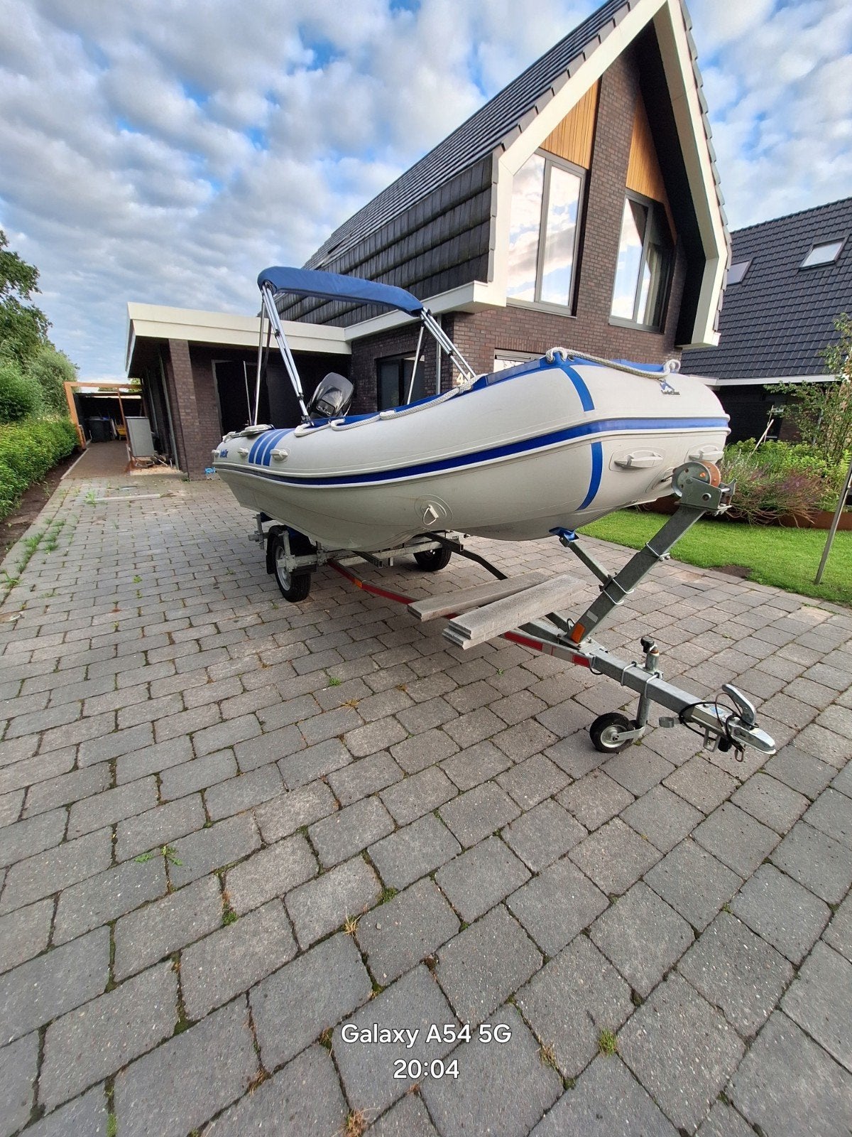 Lodestar rubberboot  met 25pk motor, trailer en bimini, Ophalen of Verzenden, Aluminium, Lodestar