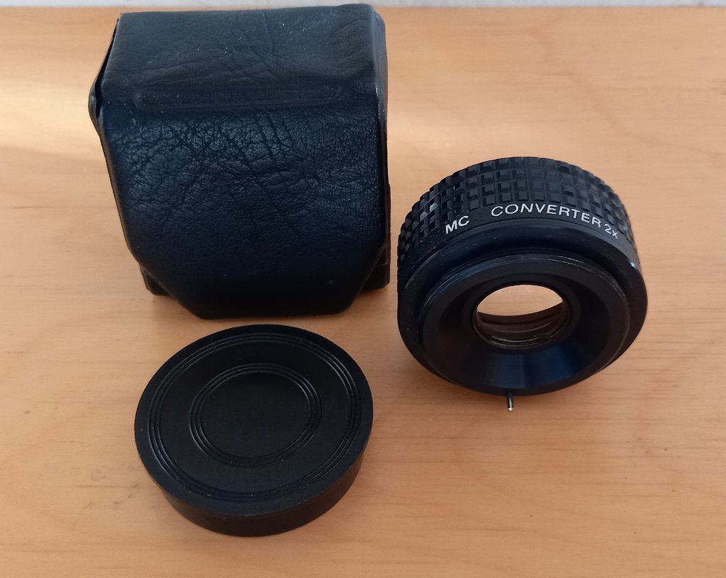 Lens converter 2x vergrotend P-draad, Ophalen of Verzenden, Zo goed als nieuw, Toebehoren