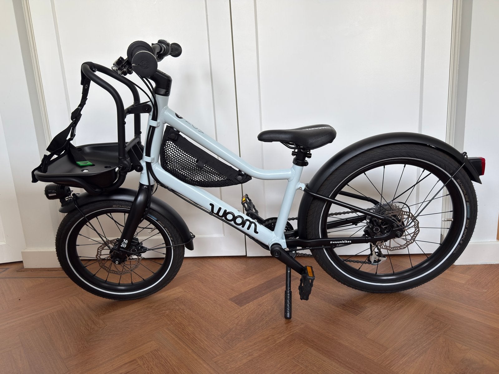 Woom Now 4 Als Nieuw!!, Fietsen en Brommers, Fietsen | Kinderfietsjes, Ophalen, Zo goed als nieuw, Minder dan 16 inch