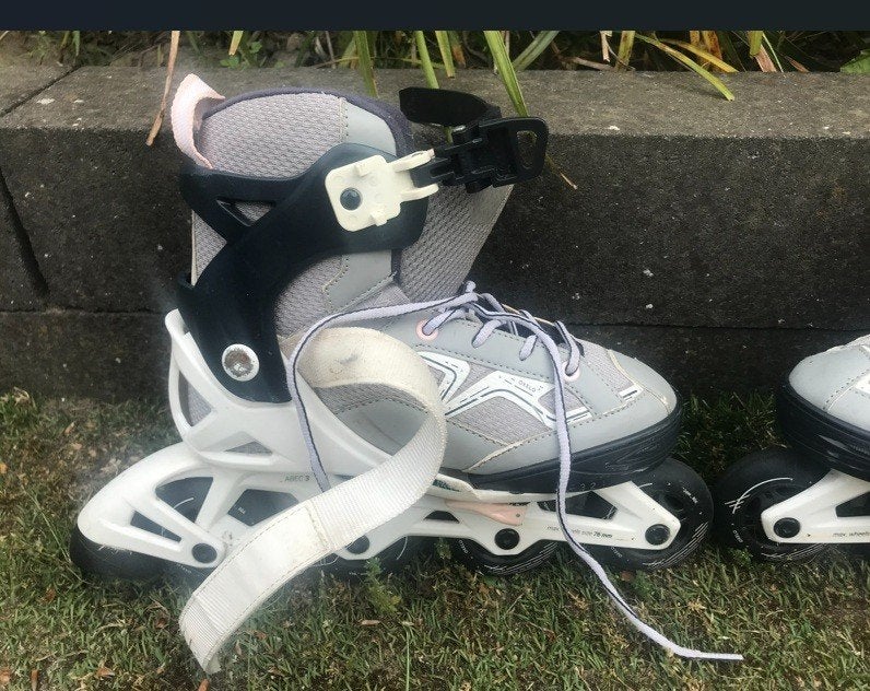 Verstelbare kinderskates, maat 32-35, Kinderen, Inline skates 4 wielen, Ophalen, Overige merken