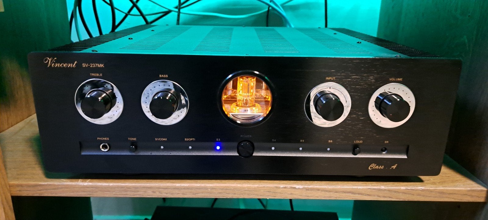 Vincent SV-237MK  Stereo versterker 2x 150 Watt bij 8 Ohm, Zo goed als nieuw, 120 watt of meer, Stereo, Ophalen
