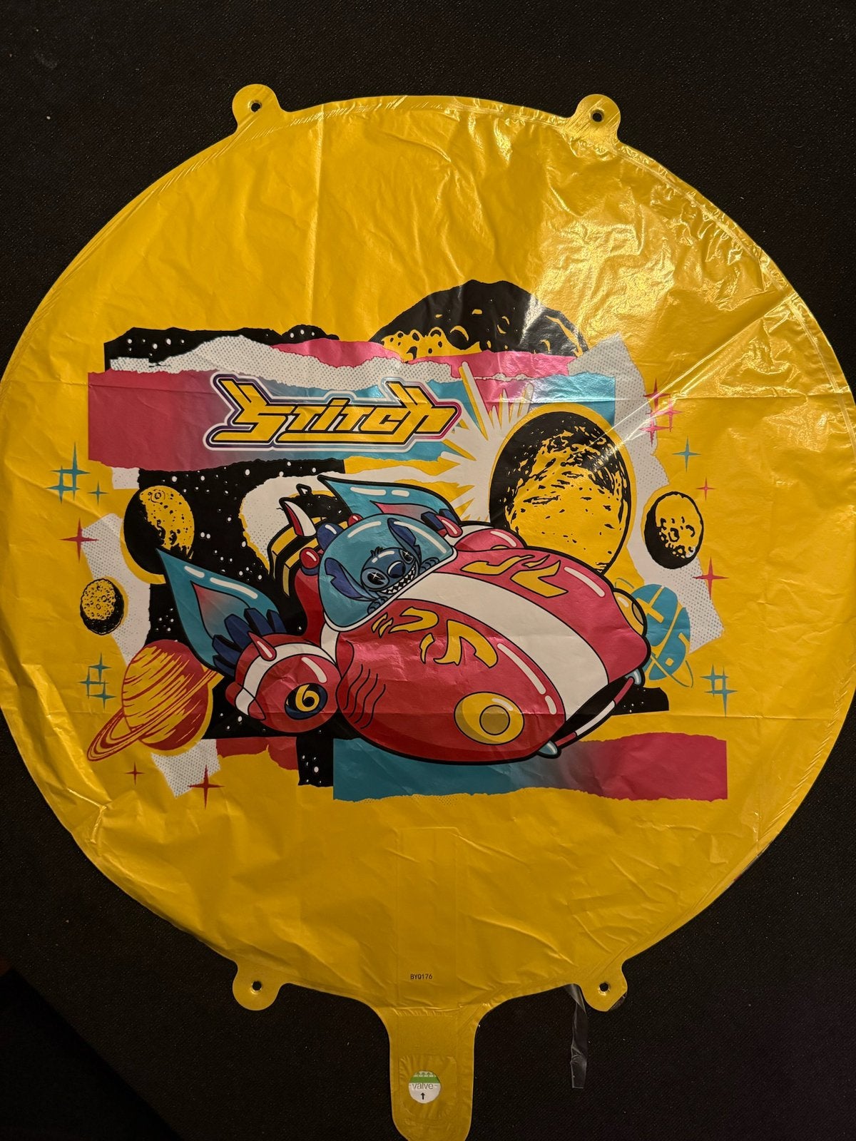Stitch folie ballon rond 45cm, Hobby en Vrije tijd, Ophalen of Verzenden, Nieuw, Versiering, Verjaardag