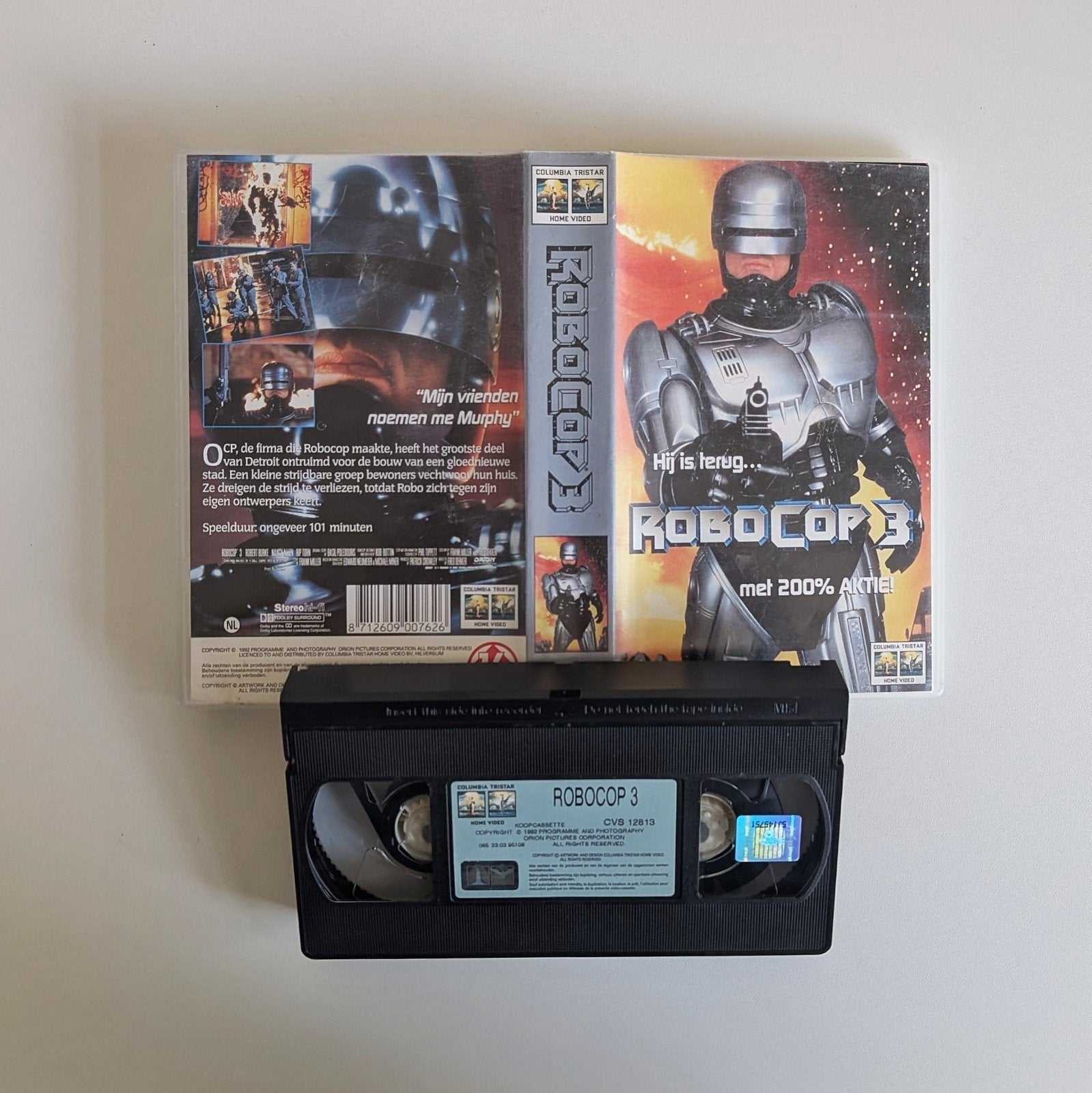RoboCop 3 (1993) VHS Videoband, Alle leeftijden, Ophalen of Verzenden, Zo goed als nieuw