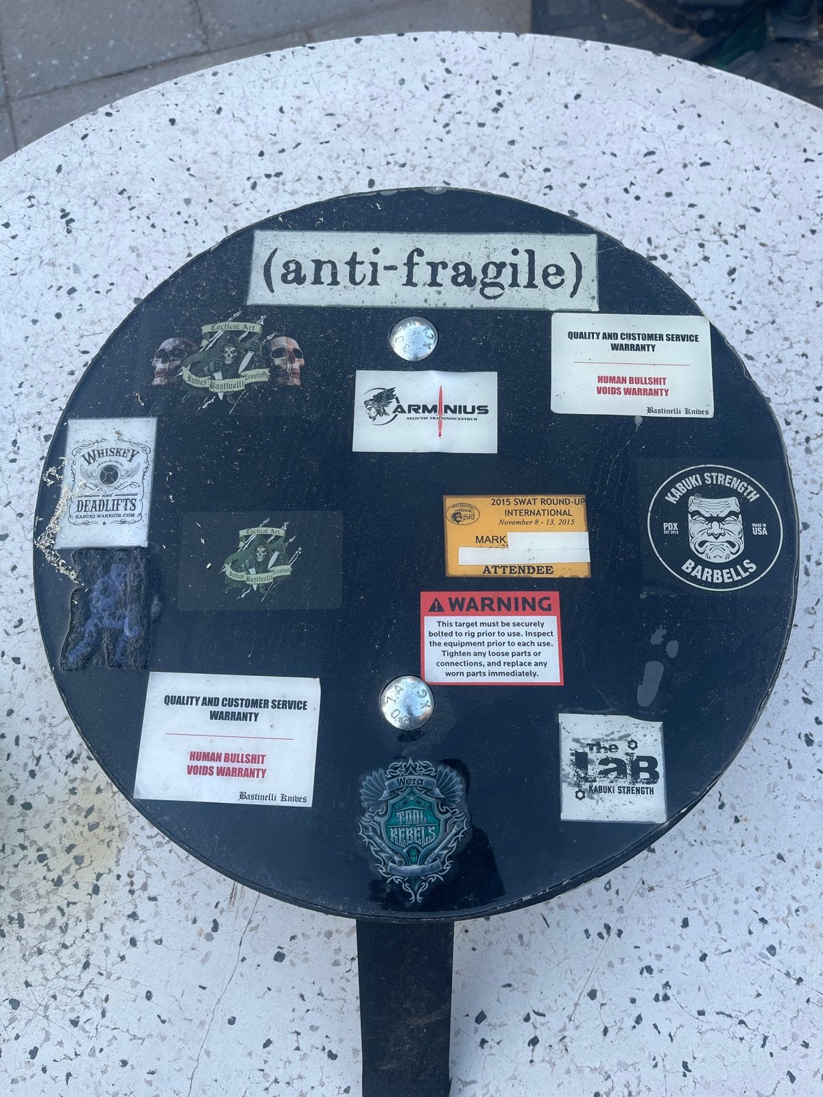 Rogue Wallball Plate - Duurzaam en Veelzijdig, Sport en Fitness, Ophalen, Gebruikt, Armen, Overige typen