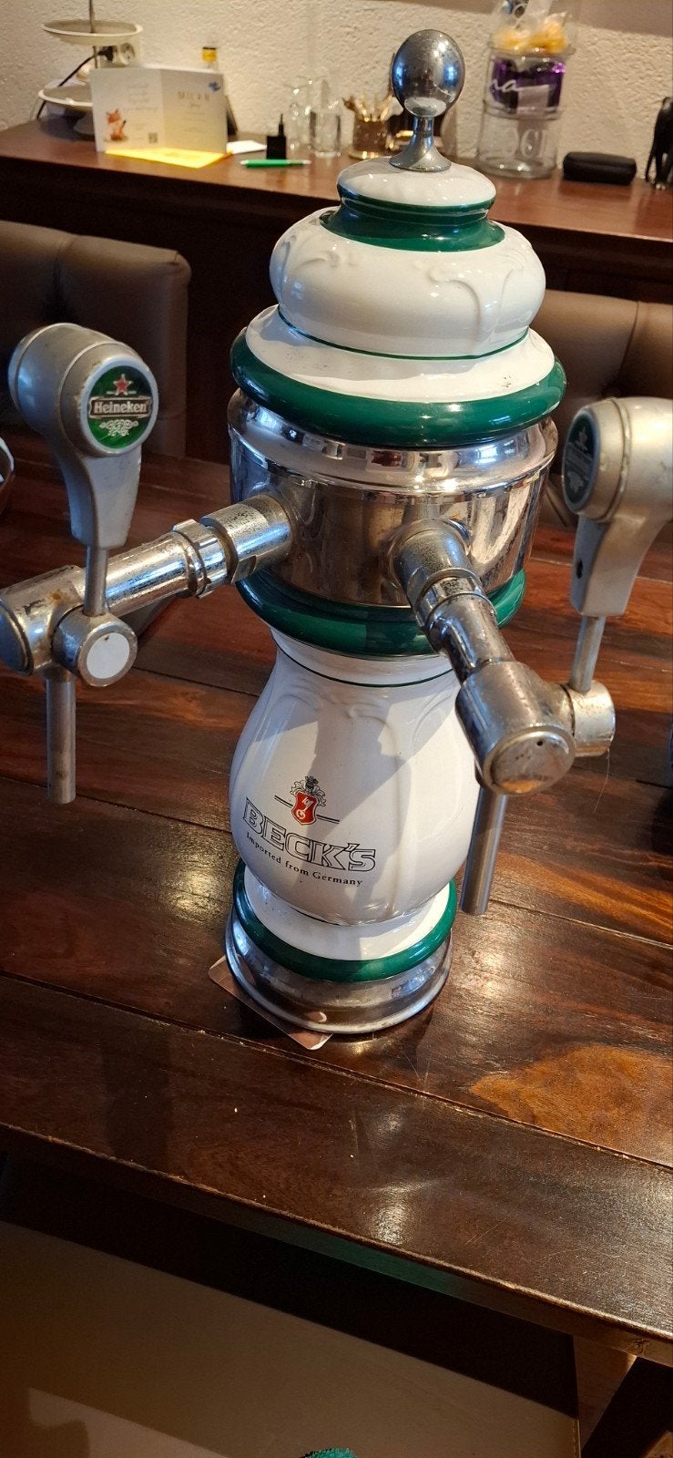 Beck's Bier Tapzuil - Uniek Decoratiestuk, Ophalen, Gebruikt
