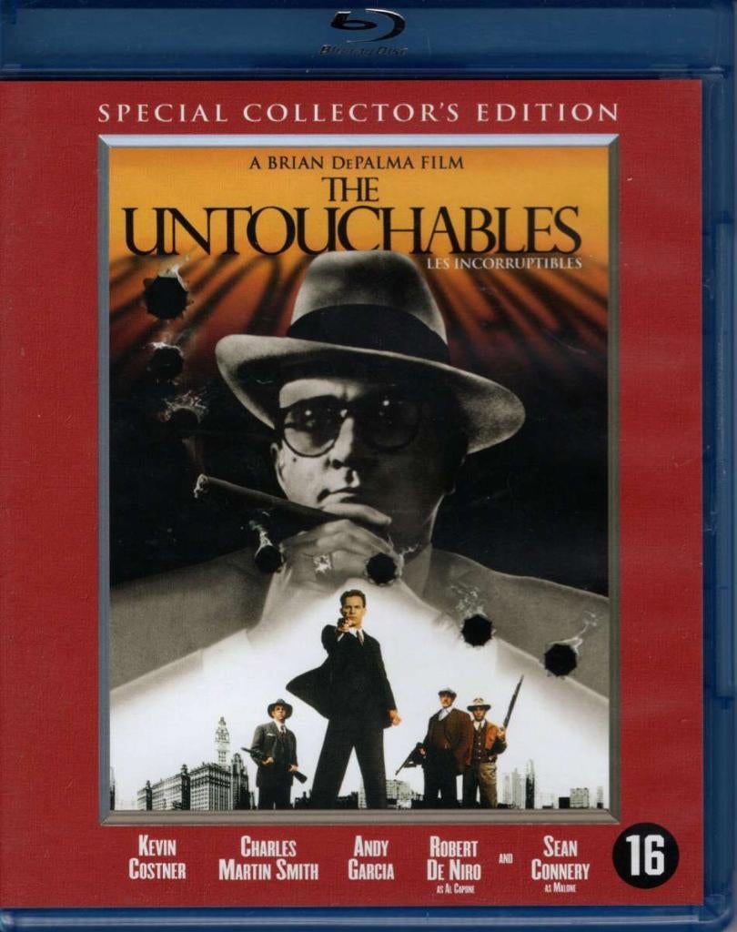 The Untouchables (1987, Brian de Palma) IMDB 7.9 -NL uitgave, Cd's en Dvd's, Blu-ray, Zo goed als nieuw, Actie, Verzenden