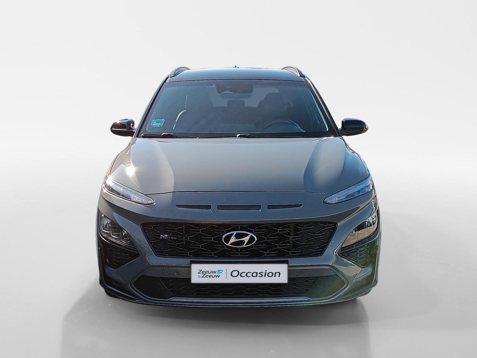 Hyundai Kona 1.0 T-GDI N Line | Trekhaak | Navigatie | Elekt, Auto's, Voorwielaandrijving, 12 maanden, Gebruikt, Alcantara