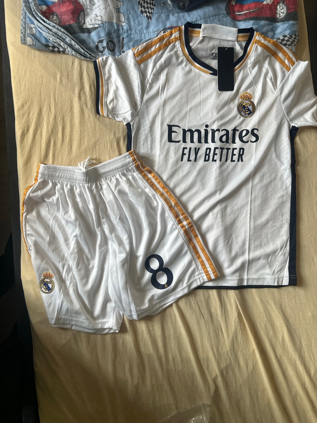 Real Madrid Thuisshirt 2023/2024 Kroos 8 - Maat M, Ophalen, Wit, Nieuw, Voetbal