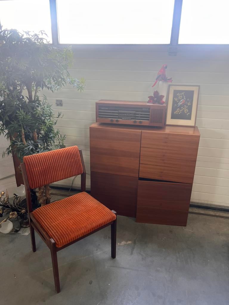 Vintage teakhouten kast – Deens design dressoir, D, Overige materialen, Ophalen of Verzenden, Zo goed als nieuw