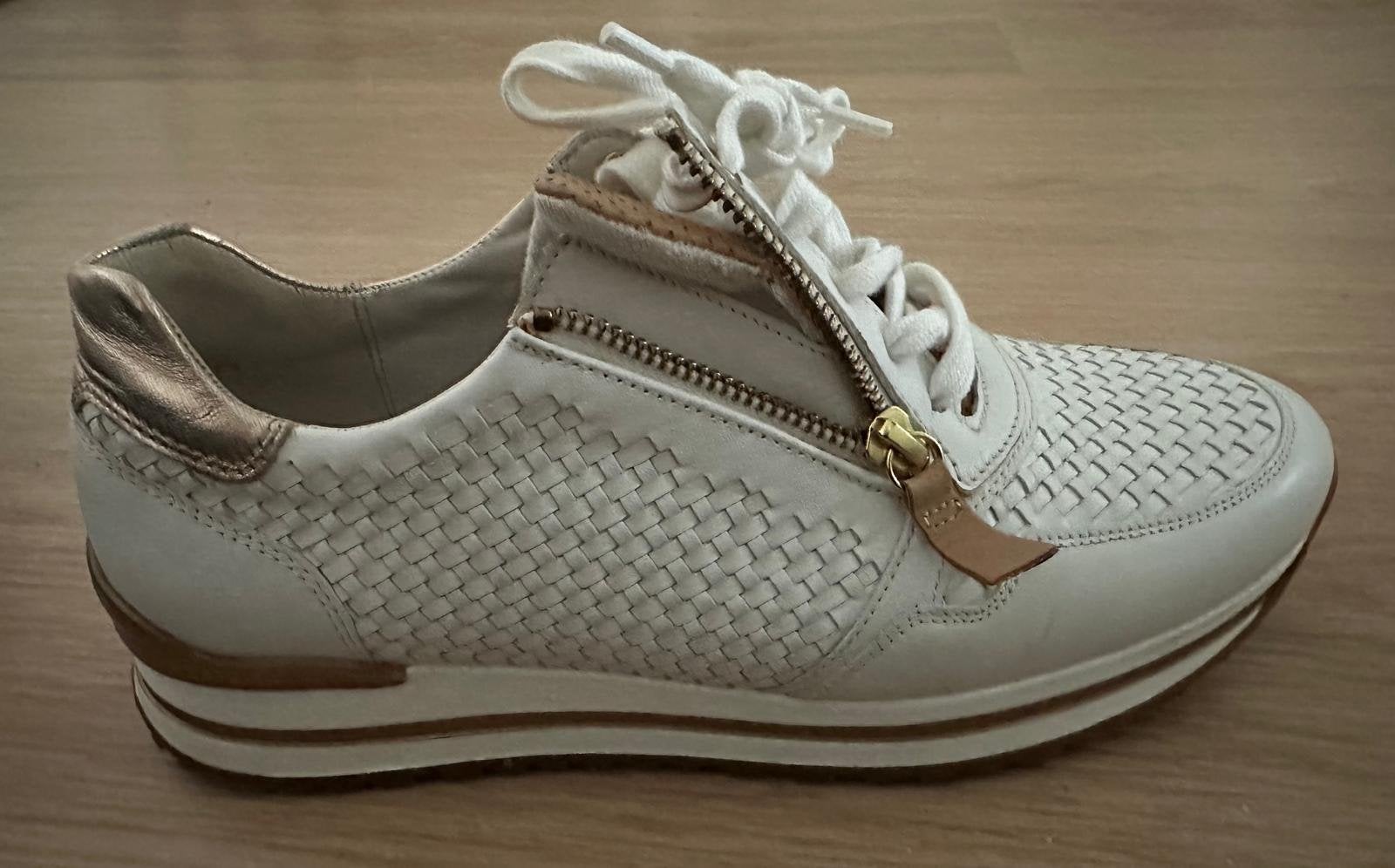 Gabor witte dames sneaker, maat 40 (wijdte G), Ophalen of Verzenden, Zo goed als nieuw, Wit, Sneakers of Gympen
