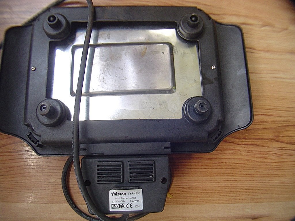 Electries grilrooster 220 volt merk Triststar, Huis en Inrichting, Ophalen of Verzenden, Zo goed als nieuw, Metaal, Zwart