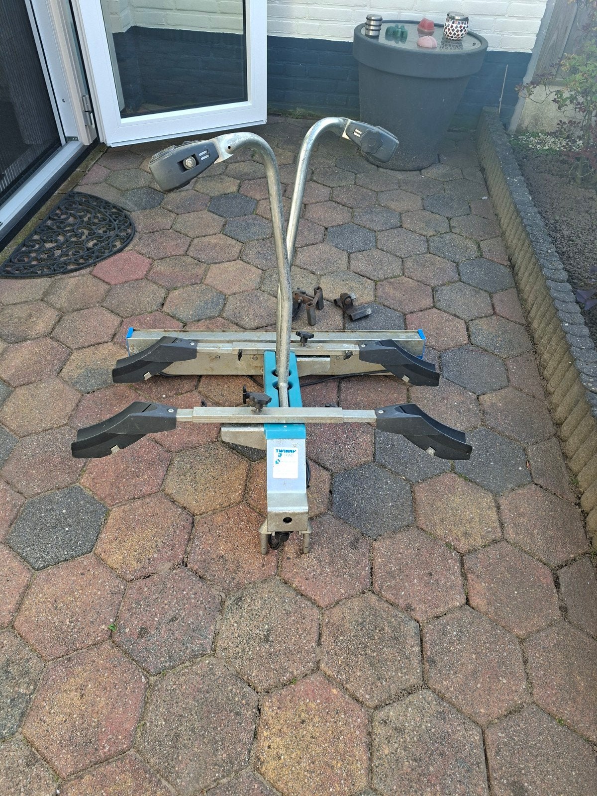 fietsendrager, Ophalen, Gebruikt, 2 fietsen, Trekhaakdrager