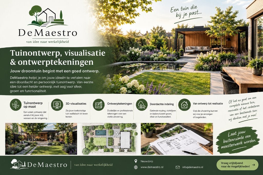Uw tuin aan een update toe?, Ophalen of Verzenden, Nieuw