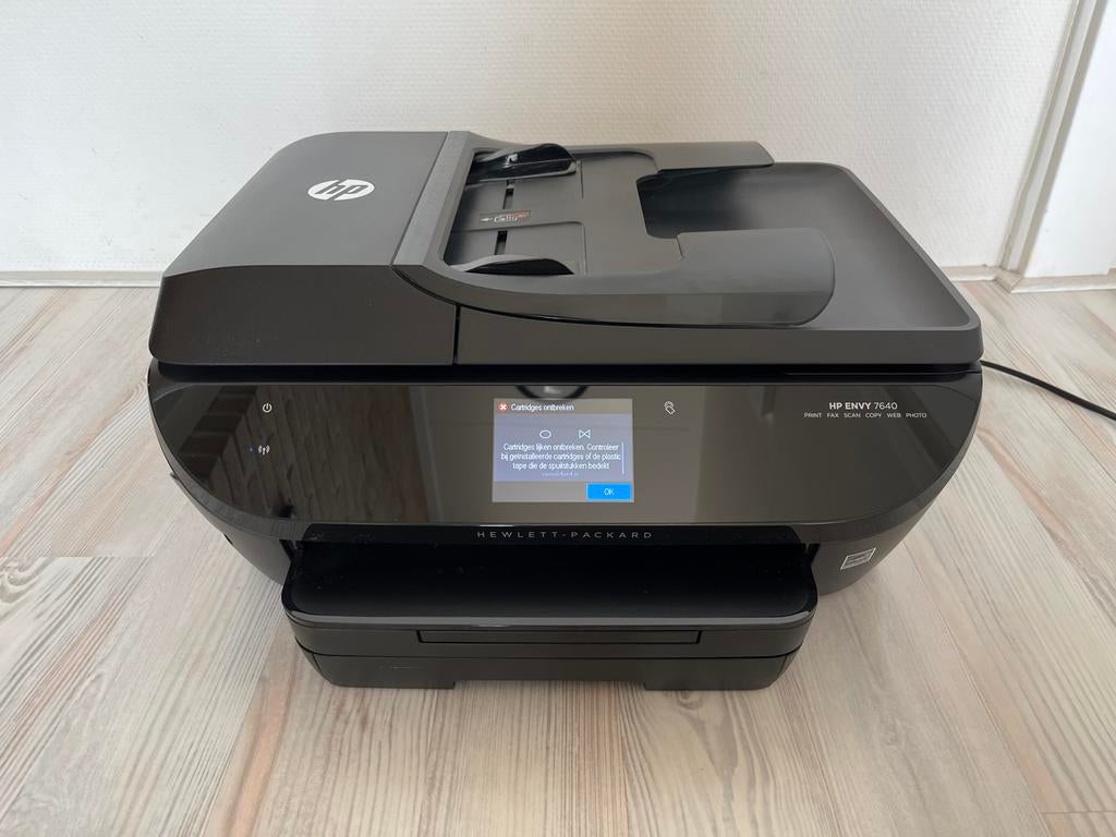 HP Envy 7640 All-in-One printer - defect, Computers en Software, Printers, Niet werkend, All-in-one, Inkjetprinter, Faxen, Draadloos