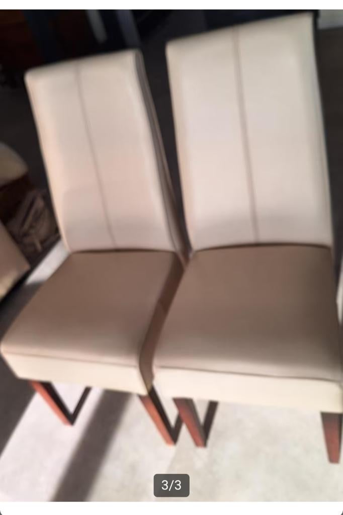 Eetkamerstoelen, Huis en Inrichting, Stoelen, Ophalen, Gebruikt, Twee, Overige kleuren