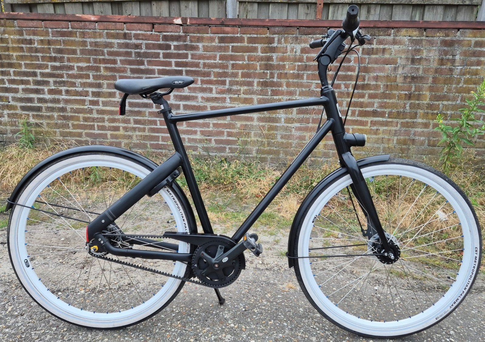 te koop cortina blau herenfiets in super nette staat, Fietsen en Brommers, Gebruikt, Versnellingen, 57 tot 61 cm, Trommelrem