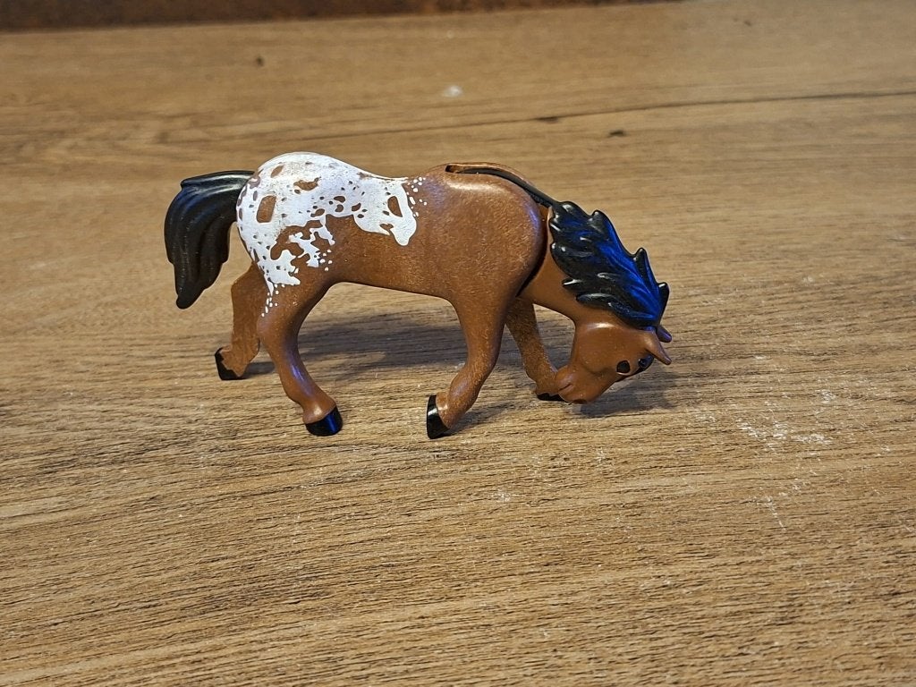 Playmobil : Bruin Gevlekte Paard !!, Ophalen of Verzenden, Gebruikt, Losse onderdelen