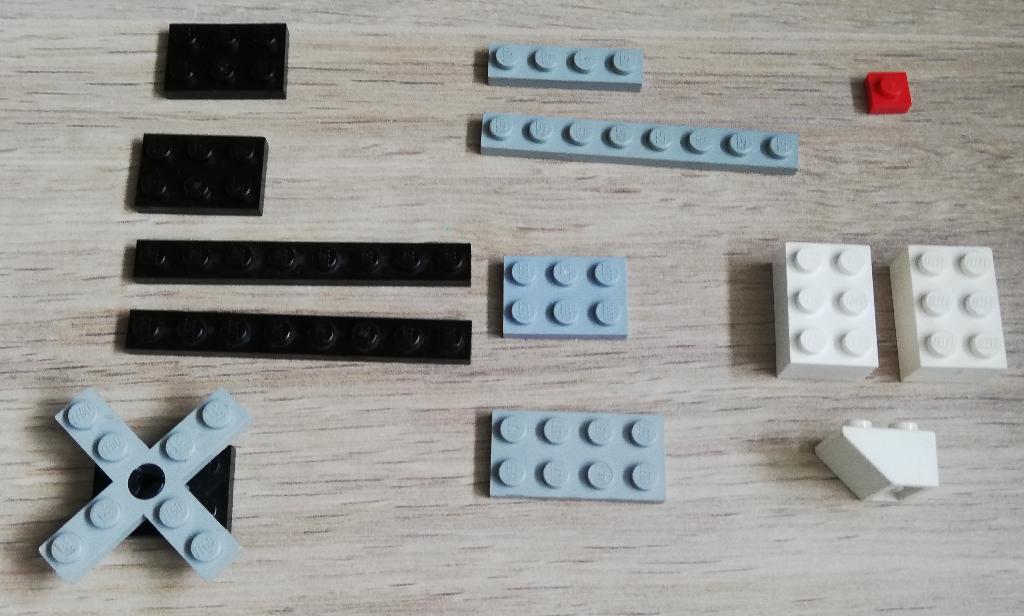 Lego 618-1 Politie helicopter - incompleet - 1977, Gebruikt, Lego, Ophalen of Verzenden, Losse stenen