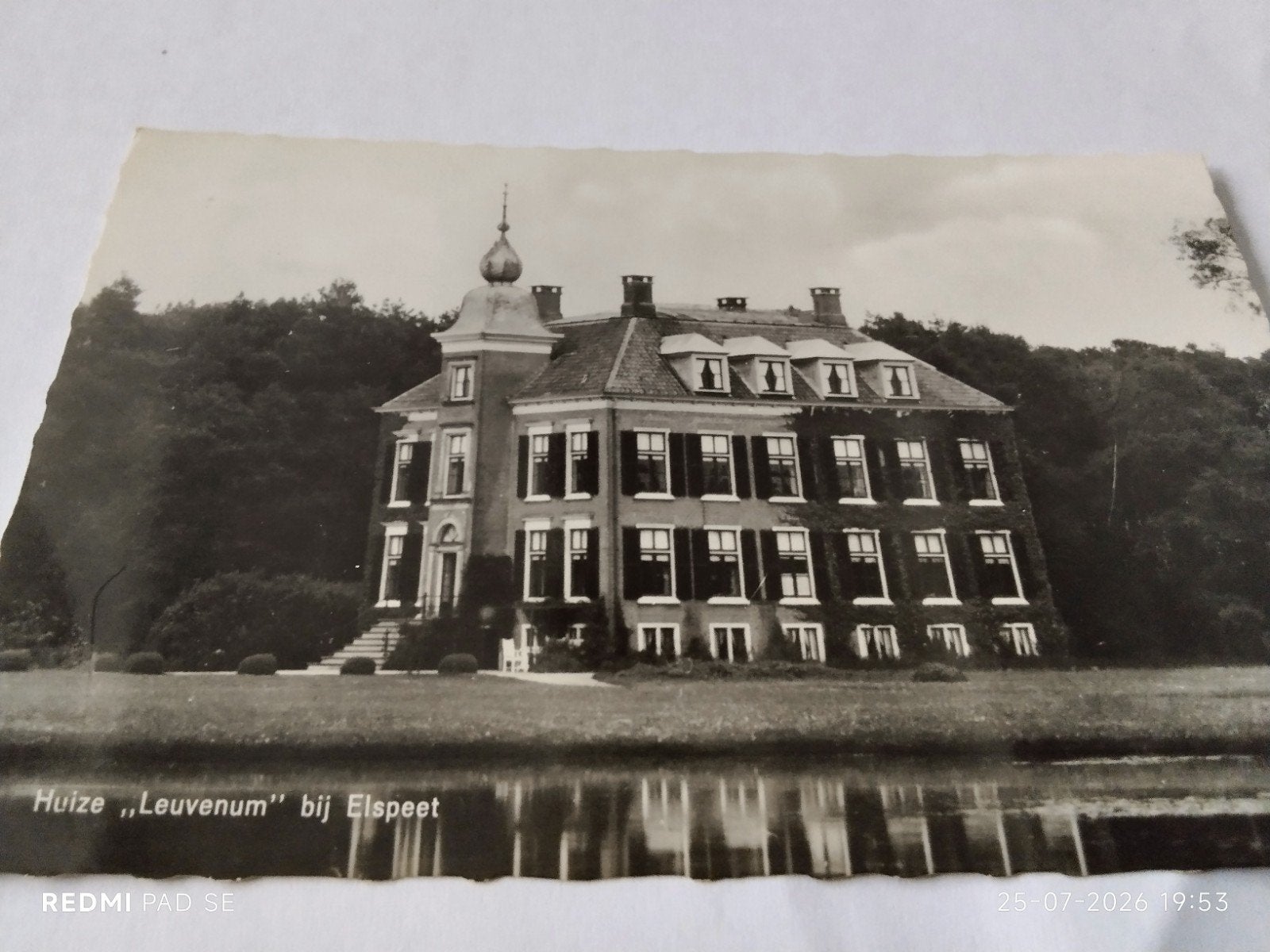 ansichtkaart Huize "Leuvenum" bij Elspeet - Hotel "De Zwarte, Ophalen of Verzenden, Gelderland