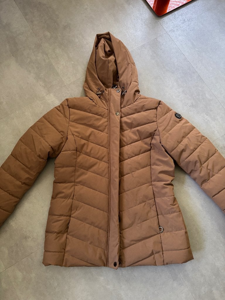 Luhta Winterjas, bruin, Luhta, Bruin, Maat 42/44 (L), Ophalen of Verzenden