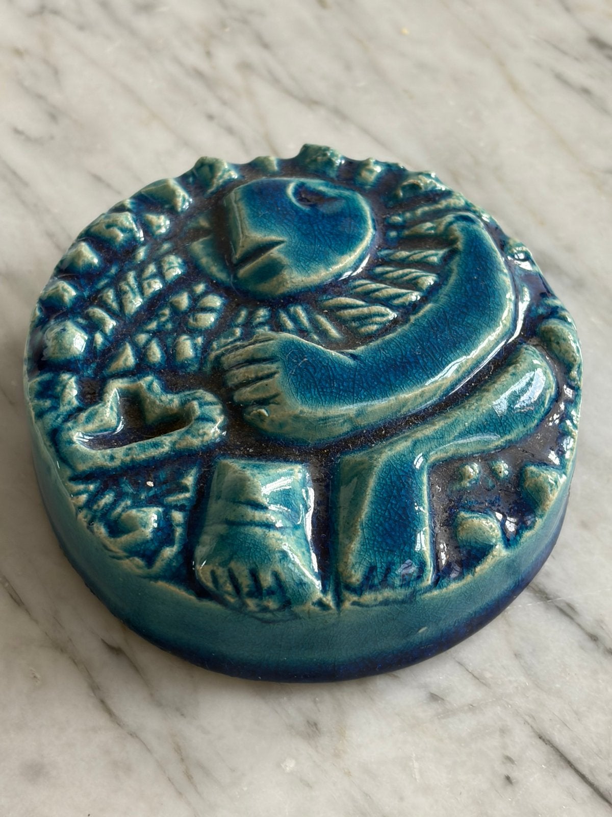 Vintage Paperweight Sculpture by Henk Tieman, 1970s, Antiek en Kunst, Ophalen of Verzenden