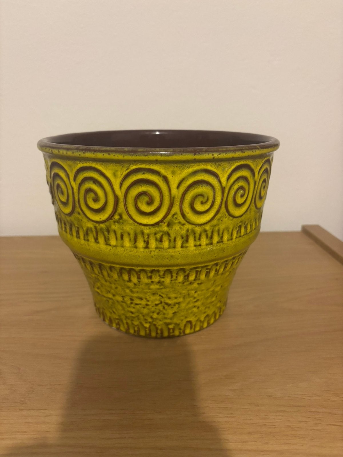bloempot Jasba vintage pot retro potten plant bloem 60s 70s, Ophalen, Rond, Binnen, Zo goed als nieuw