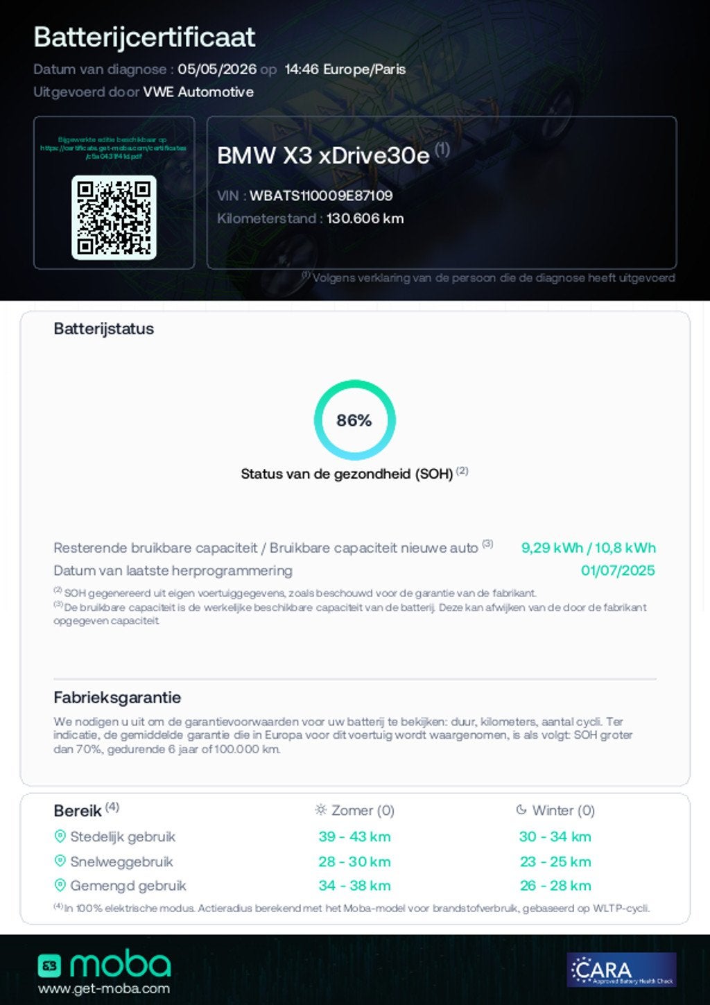 BMW X3 xDrive30e Executive, SOH 86% LEER, VERWARMD, PANORAMA, Gebruikt, Zwart, Bedrijf, Vierwielaandrijving