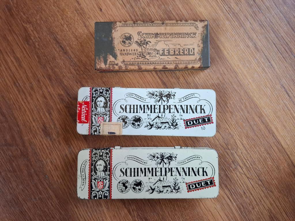 Blikken schimmelpennick, Ophalen of Verzenden, Gebruikt, Tabaksdoos of Verpakking