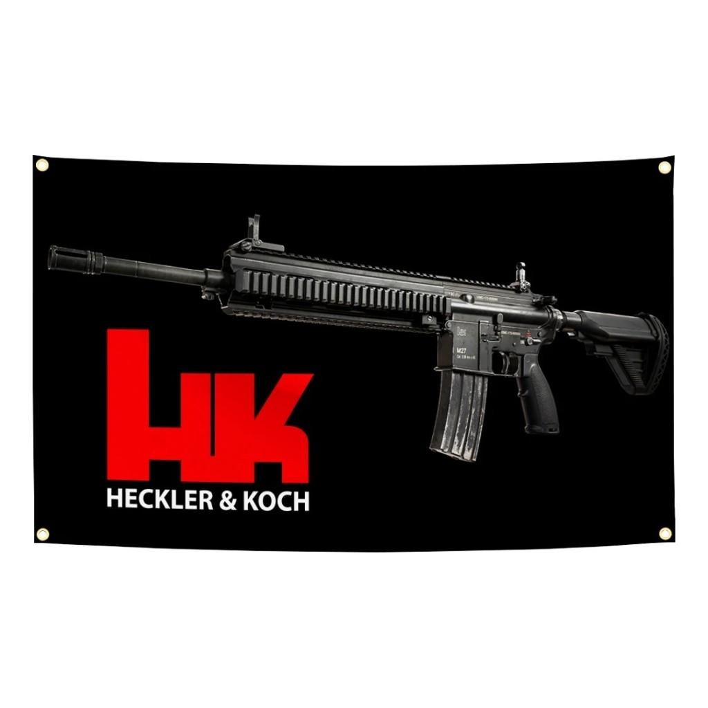 Grote vlaggen Heckler & Koch (150x90cm), Ophalen of Verzenden, Nieuw