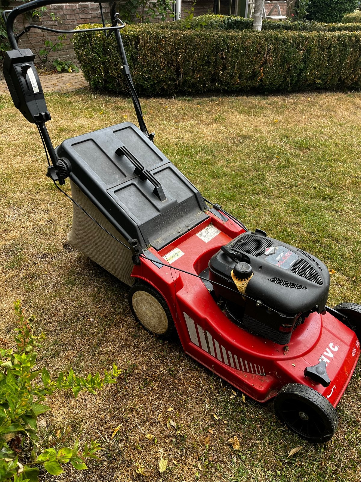 HVC 485 SB Benzine Grasmaaier met Opvangzak, Ophalen, Cirkelmaaier, Gebruikt, 40 t/m 49 cm