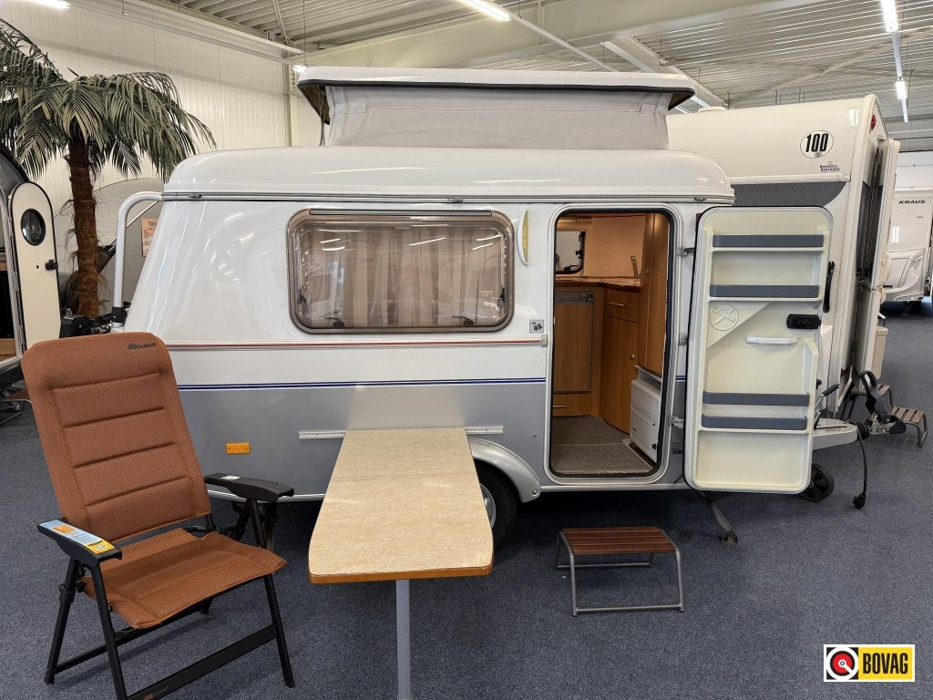 Eriba Touring Puck 120 GT Luifel, fietsenrek, ....., Overige typen, Standaardzit, Tot en met 2, Bedrijf