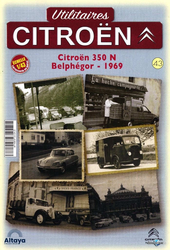 Citroen 350 N Belphegor 1969 1/43 Utilitaires Citroen # 43, Verzenden, Nieuw, Bus of Vrachtwagen, Overige merken