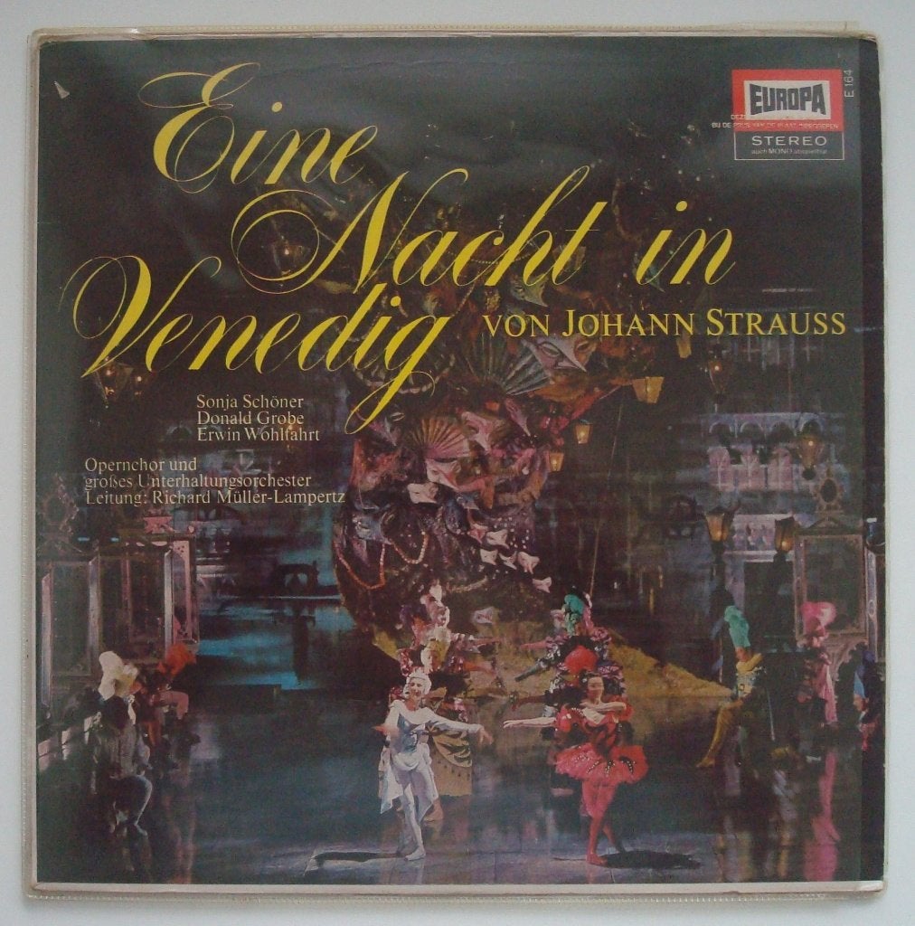 Johann Strauss - Eine Nacht in Venedig, orig. lp uit 1967, Cd's en Dvd's, Vinyl | Klassiek, Ophalen, Gebruikt, Opera of Operette