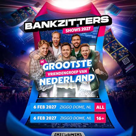 Gezocht: 4 Kaartjes voor Bankzitters 6 Feb all ages 2027, Drie personen of meer, Februari
