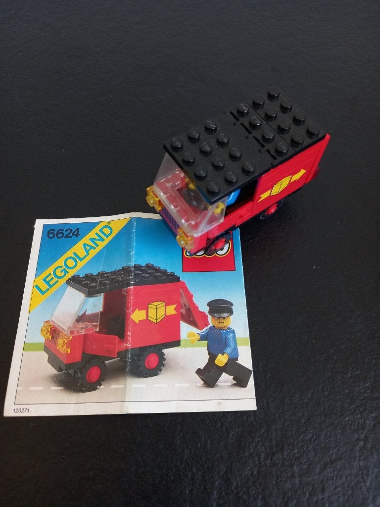 LEGO postwagen 6624 - Compleet, Gebruikt, Lego, Ophalen of Verzenden, Complete set