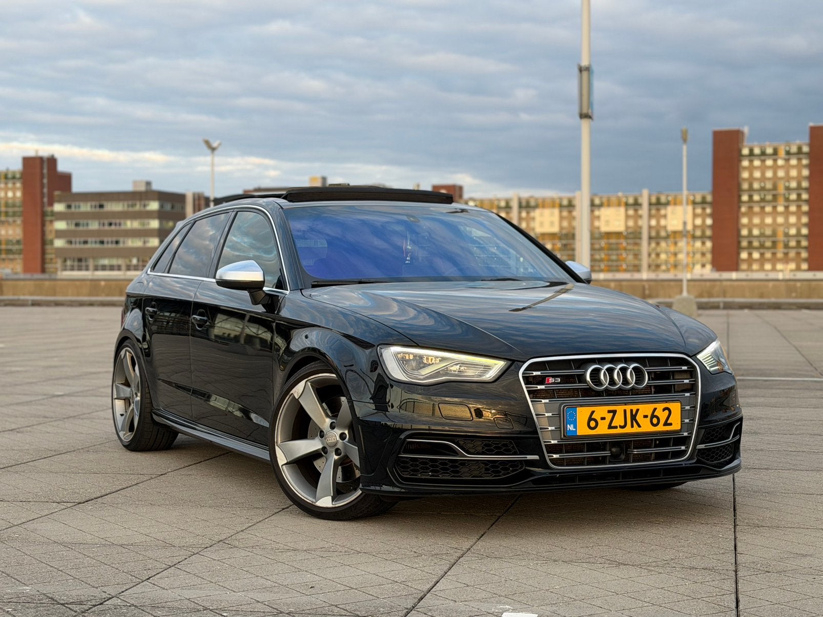Audi S3 2.0 Tfsi 221KW Sportback Quattro 2015 Zwart, Auto's, Audi, Automaat, S3, Zwart, 4 cilinders