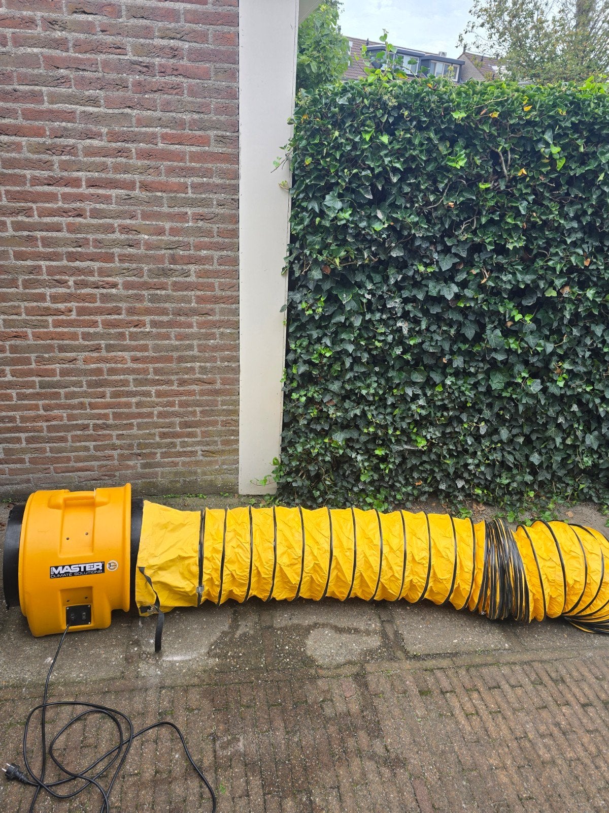 Bouwventilator Master BL 8800 + 6/8m slang - Zo goed als ni, Doe-het-zelf en Verbouw, Ophalen, Zo goed als nieuw, Ventilator en Afzuiger