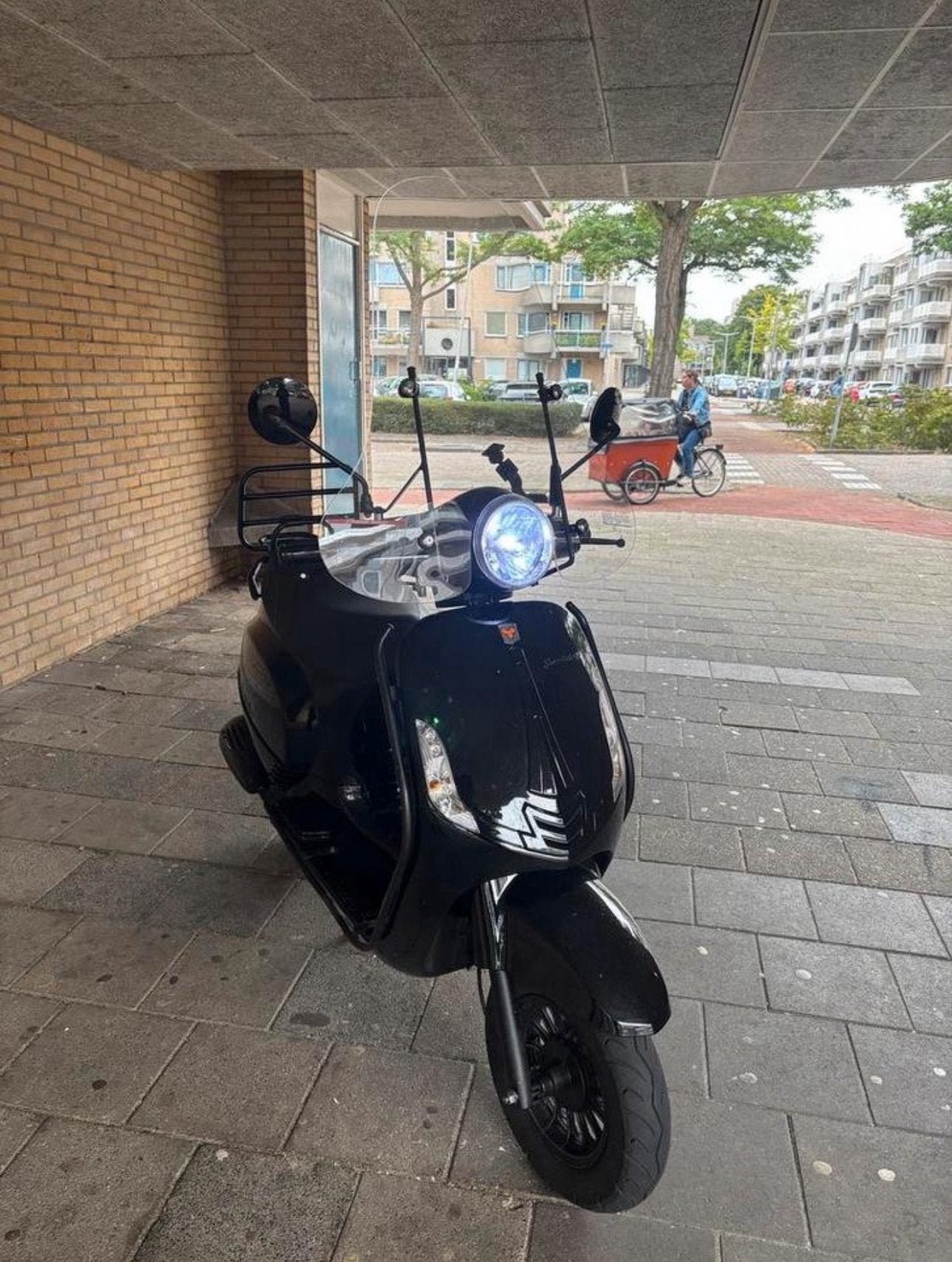 La Souris Sourini S - Geel kenteken, Fietsen en Brommers, Snorfietsen en Snorscooters, Zo goed als nieuw, Benzine, Ophalen, Overige merken
