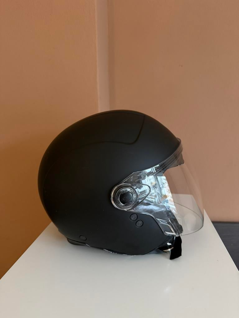 Premier helm met zonnevizier maat S, Fietsen en Brommers, Brommerhelmen, Ophalen, Zo goed als nieuw
