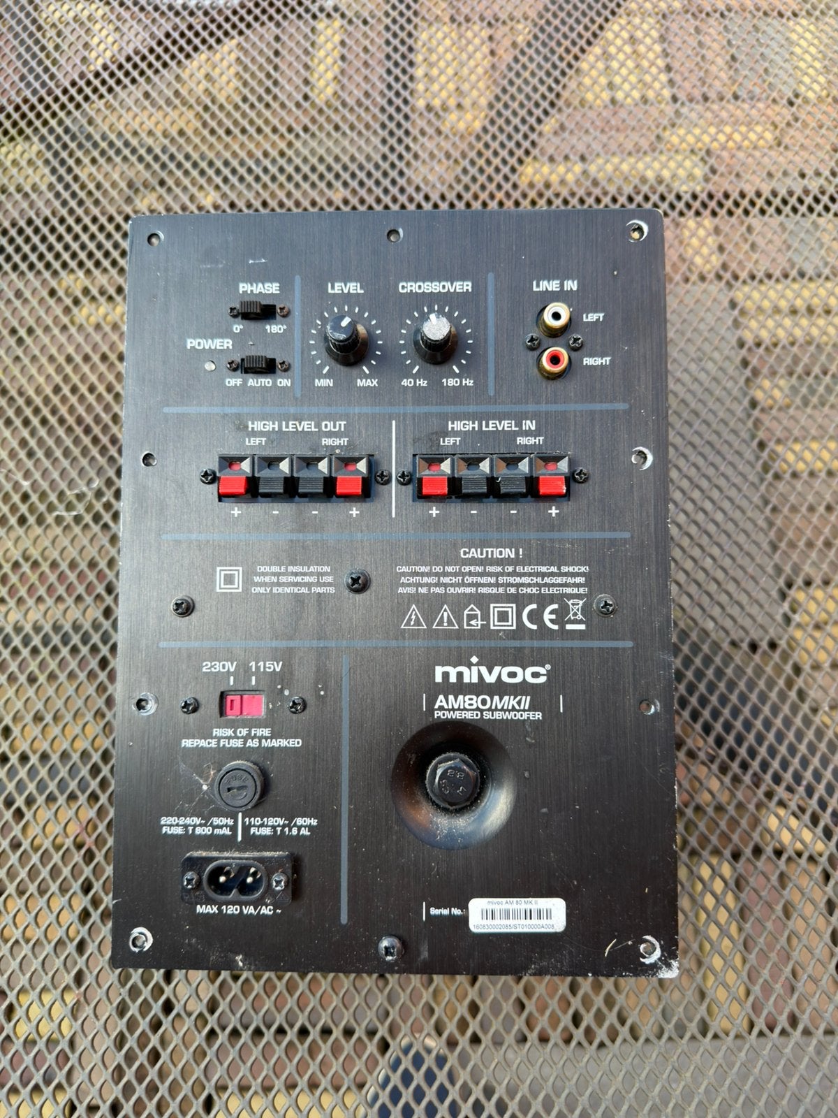 Mivoc AM80 MKII Subwoofer Versterkermodule plate amp, Ophalen of Verzenden, 120 watt of meer, Overige merken