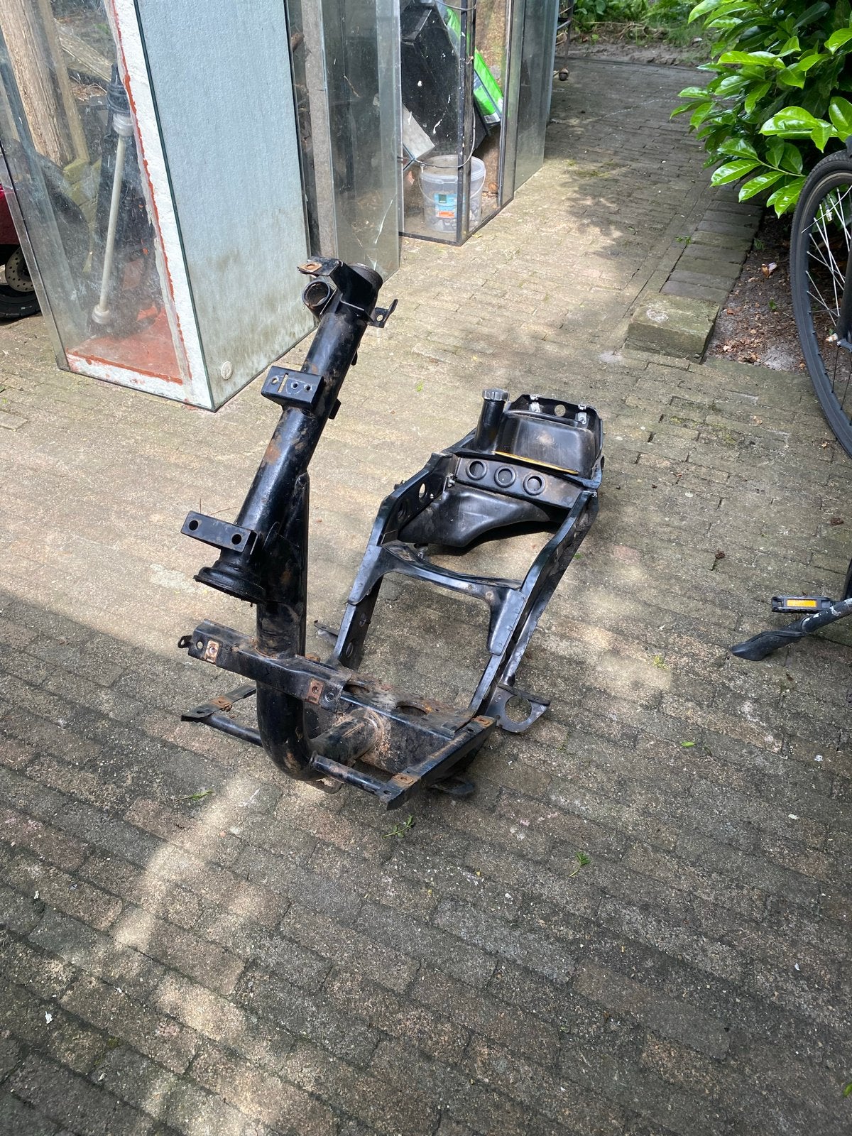 Piaggio Zip Brom Frame 2016 met Wok Melding en Tank, Ophalen, Gebruikt, Frame, Piaggio