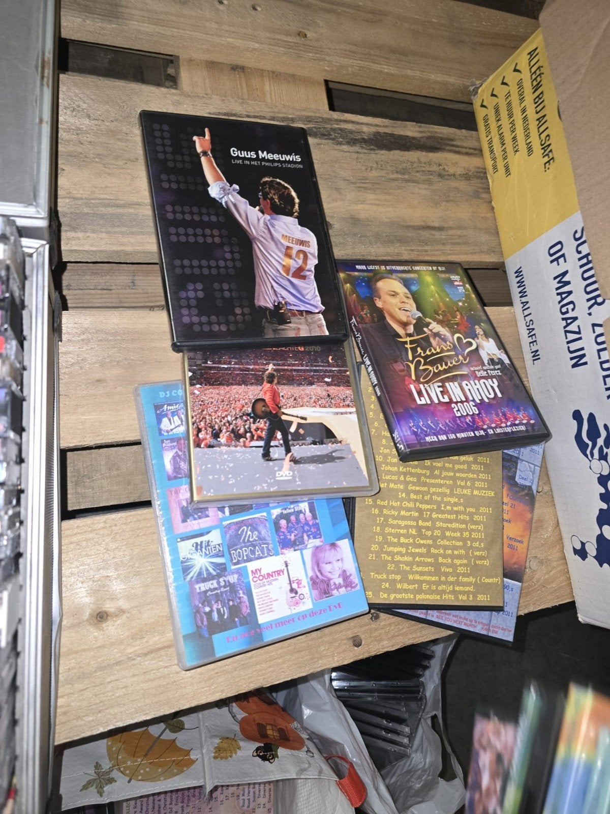 Grote collectie van +/- 500 CD's en 30 DVD's, Ophalen of Verzenden, Gebruikt