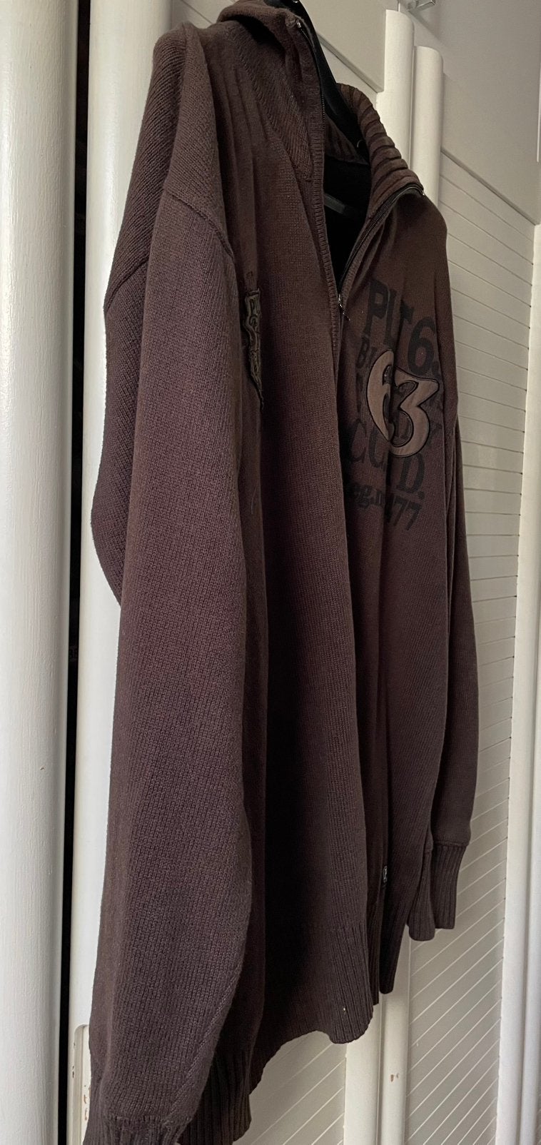 Diep donkerbruin heren vest PLT63 bruin maat XXL, Ophalen, Zo goed als nieuw, Overige maten, Bruin