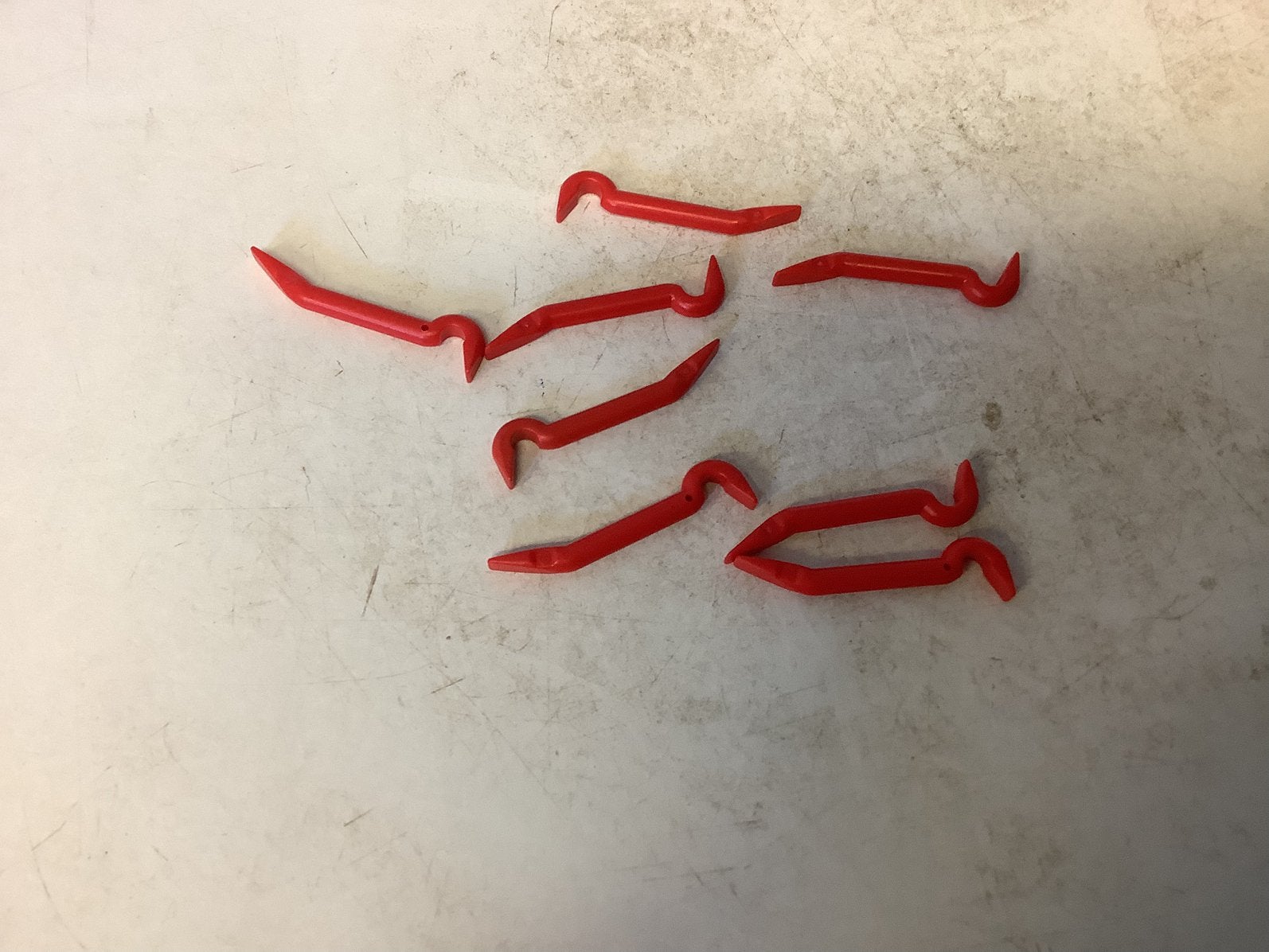Lego minifiguur gereedschap koevoet breekijzer rood, Ophalen of Verzenden, Gebruikt, Losse stenen, Lego