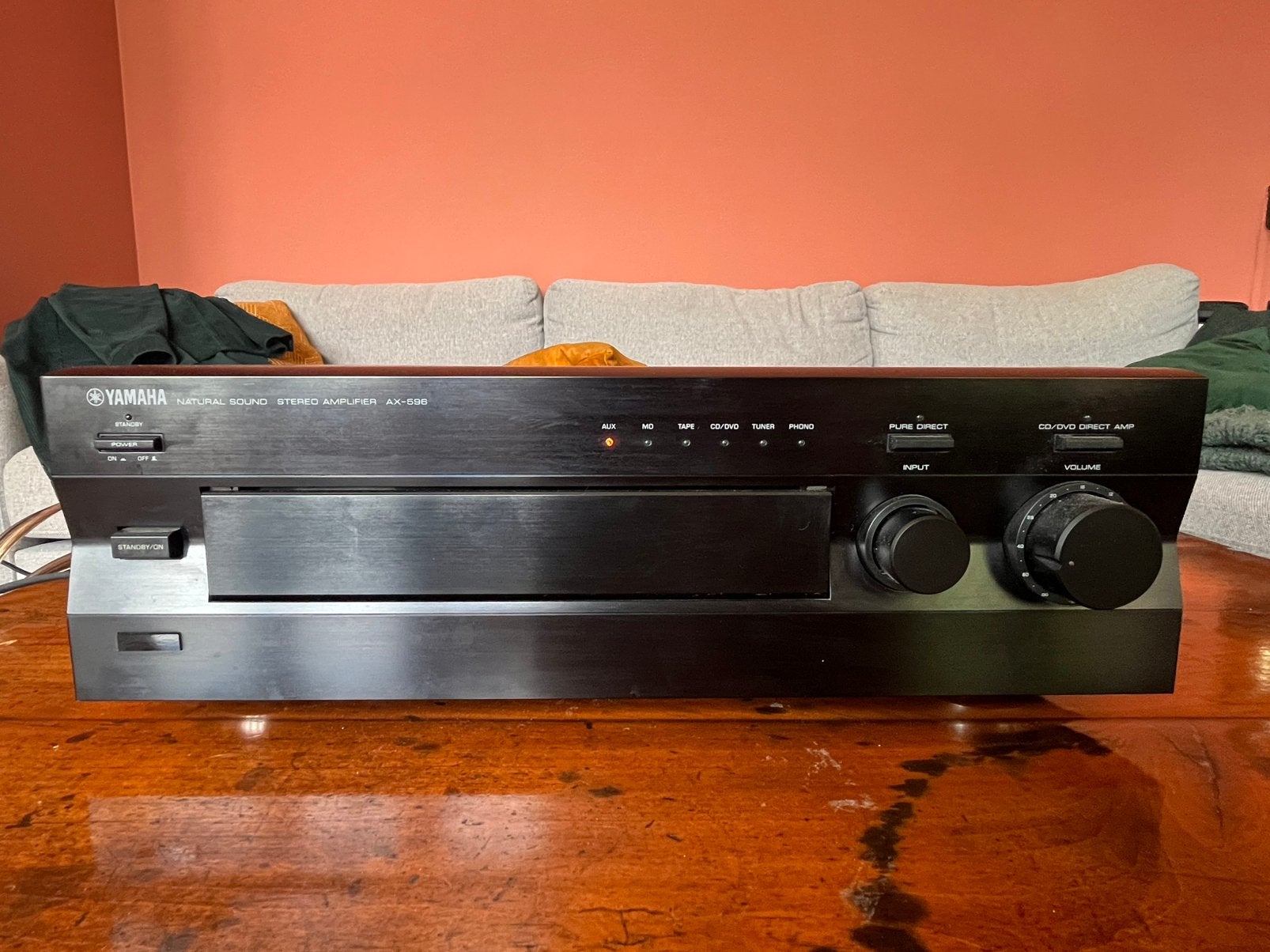 Complete Audio Set: Philips AF-967+GP412, Yamaha AX-596, B&W, Ophalen, Gebruikt, Yamaha, 60 tot 120 watt
