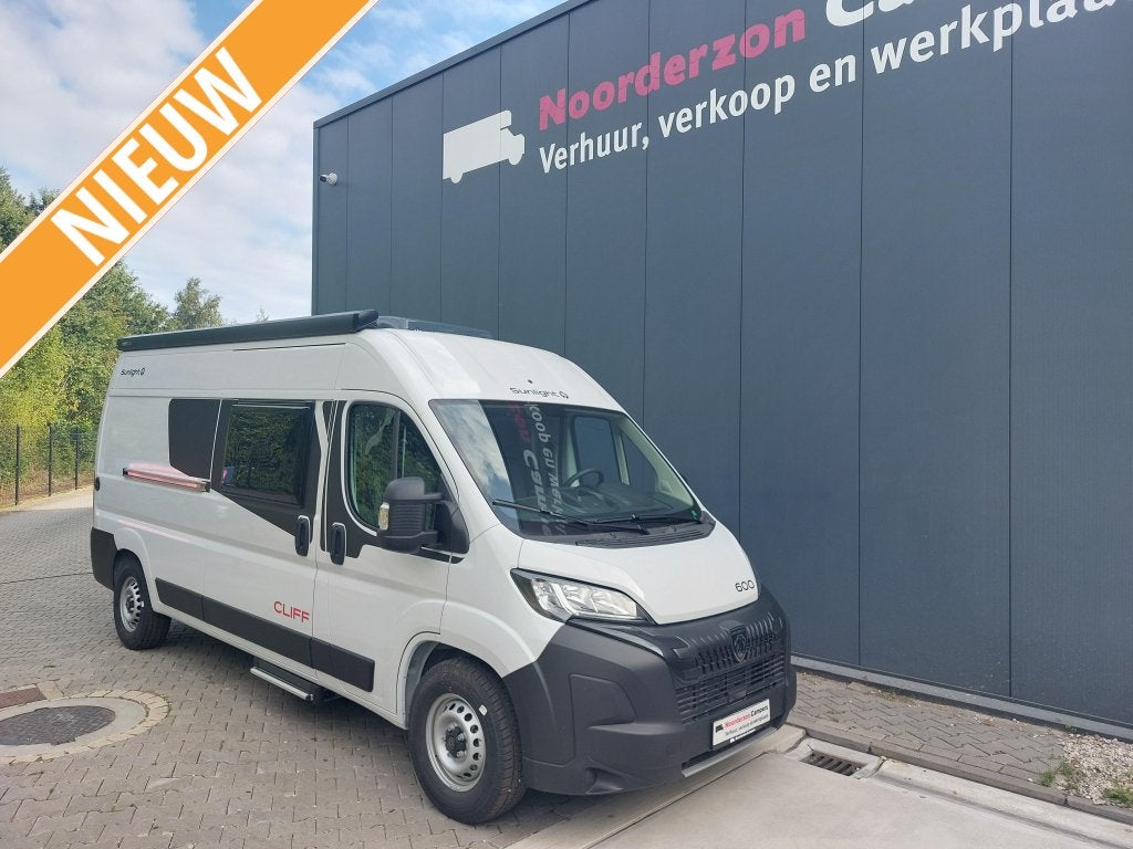 Sunlight Cliff 600 €1200 korting!, Caravans en Kamperen, Automaat, Elektrische ramen, Sunlight, Ringverwarming