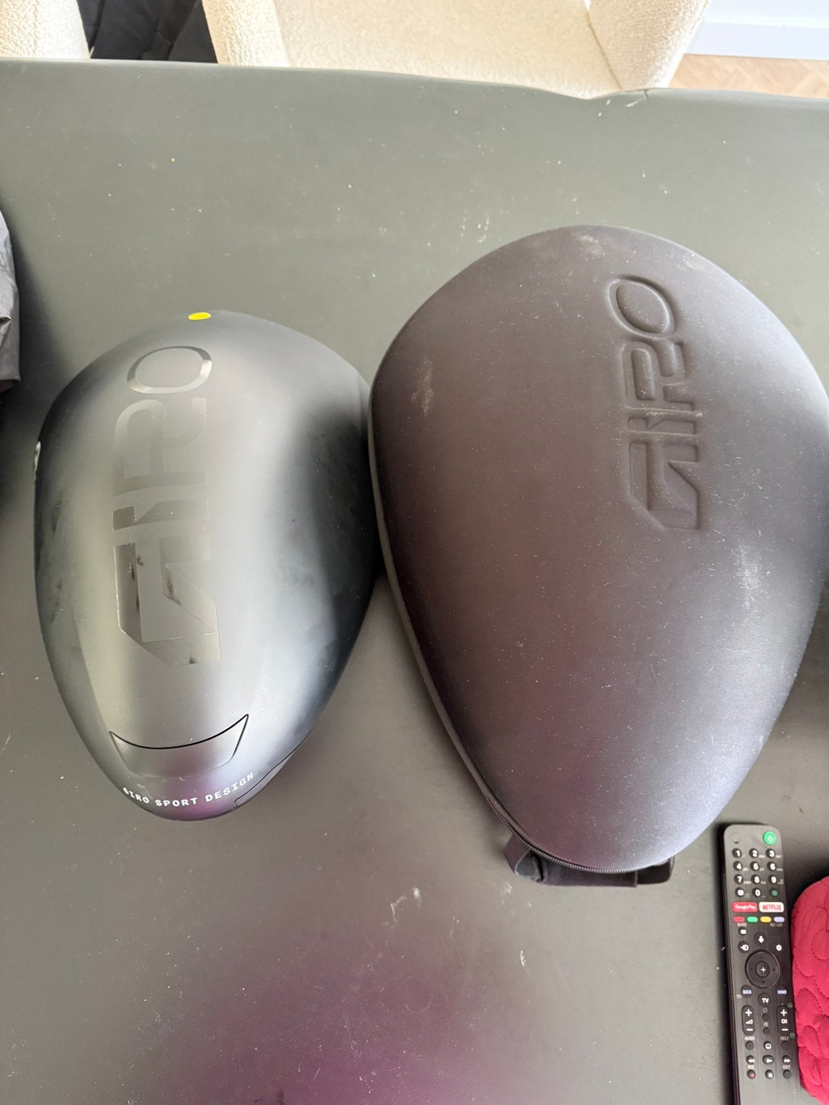 GIRO Aerohead tijdrithelm, Ophalen of Verzenden, Zo goed als nieuw, Bokshandschoenen